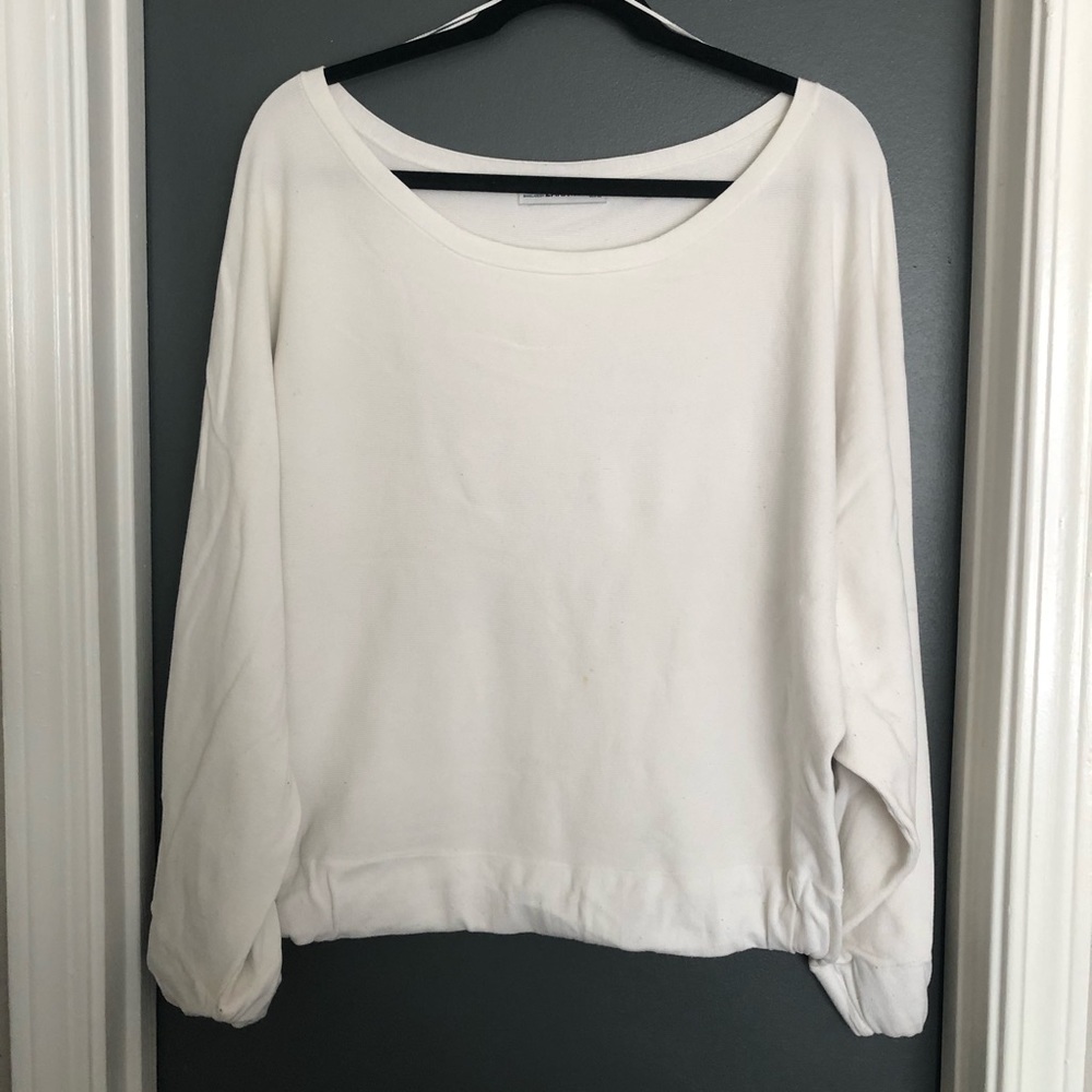 long sleeved short hoodie